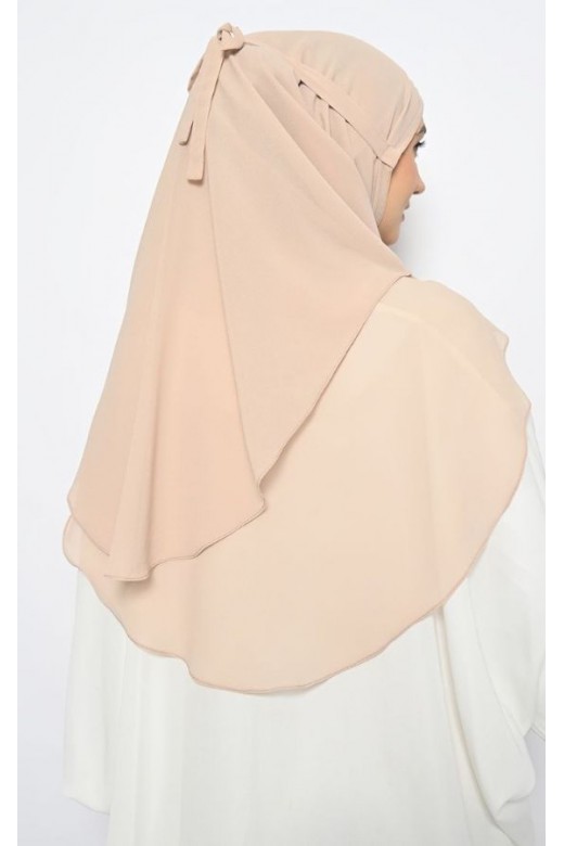 Bergo Khimar Azzura Seashell